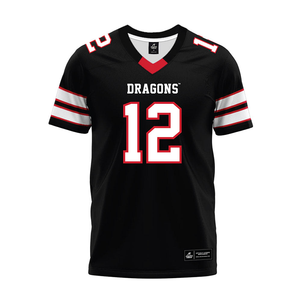 MSUM - NCAA Football : Carson Quam - Black Premium Football Jersey-0