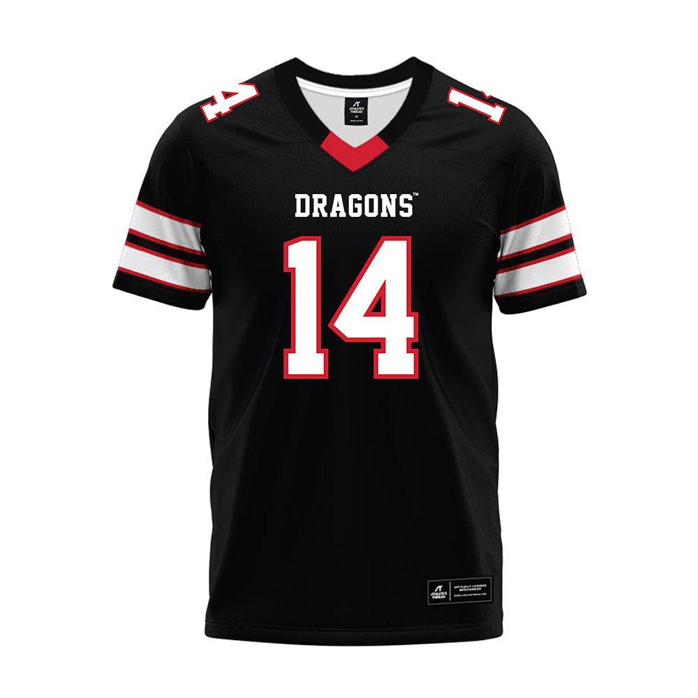 MSUM - NCAA Football : Jack Julson - Black Premium Football Jersey-0