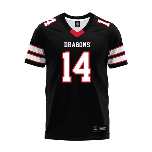 MSUM - NCAA Football : Jack Julson - Black Premium Football Jersey-0