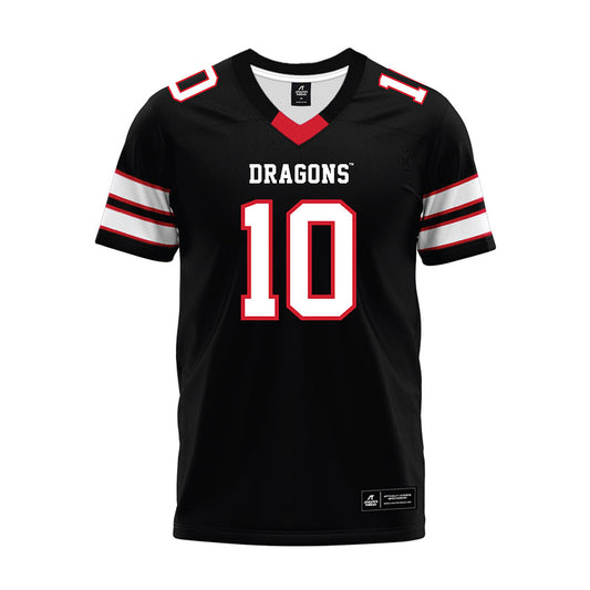 MSUM - NCAA Football : Tim Guler - Black Premium Football Jersey-0