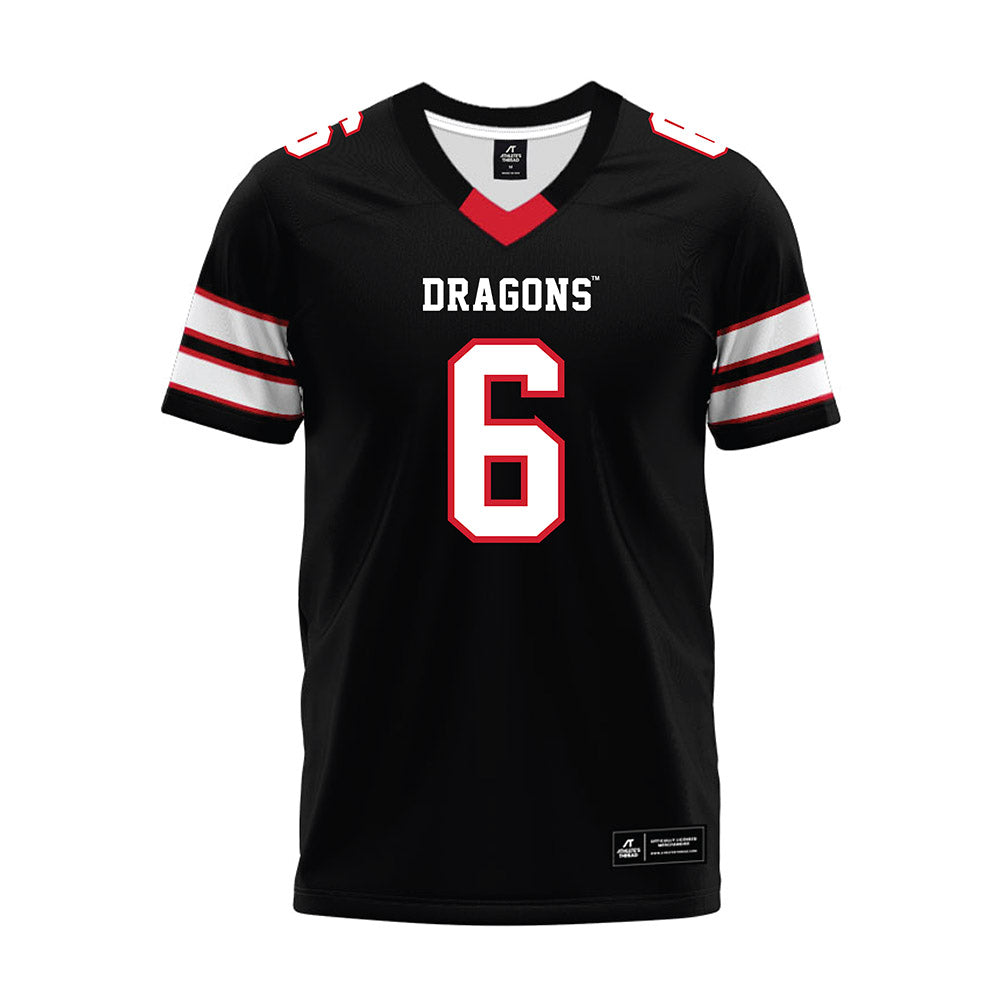 MSUM - NCAA Football : Gannon Bolgrean - Black Premium Football Jersey-0