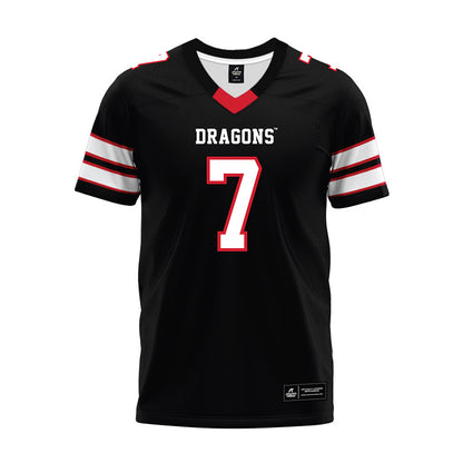 MSUM - NCAA Football : Harrison Walker - Black Premium Football Jersey-0