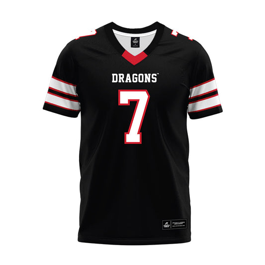MSUM - NCAA Football : Harrison Walker - Black Premium Football Jersey-0
