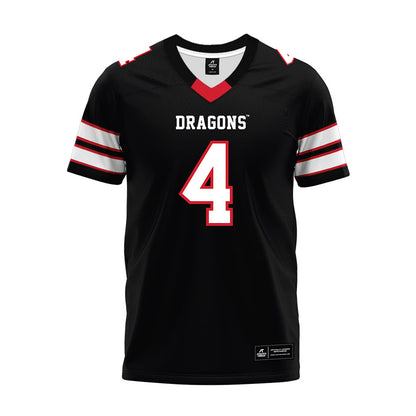 MSUM - NCAA Football : Tanner Stech - Black Premium Football Jersey-0