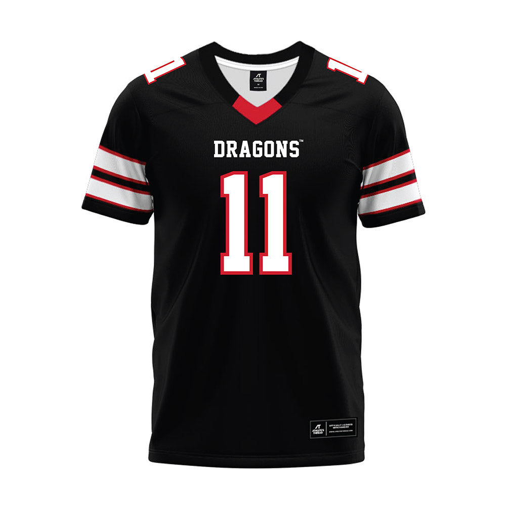 MSUM - NCAA Football : Payton Wallen - Black Premium Football Jersey-0