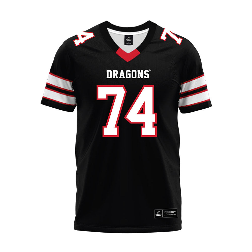 MSUM - NCAA Football : Evan Wiersma - Black Premium Football Jersey-0