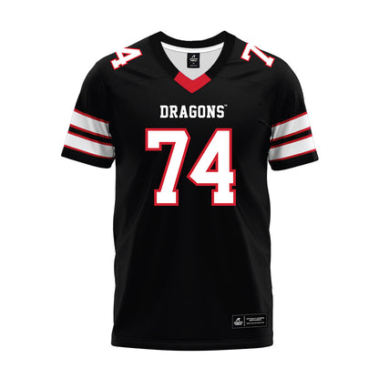 MSUM - NCAA Football : Evan Wiersma - Black Premium Football Jersey-0