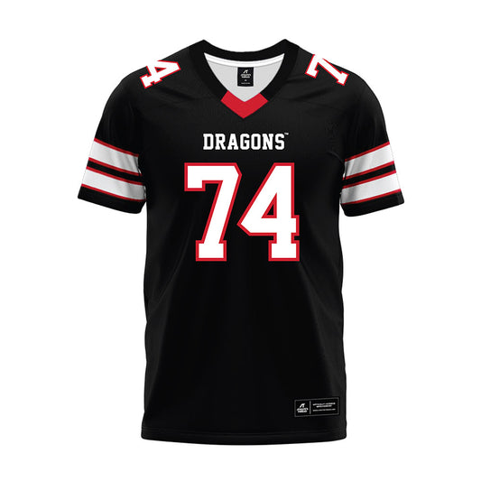 MSUM - NCAA Football : Evan Wiersma - Black Premium Football Jersey-0