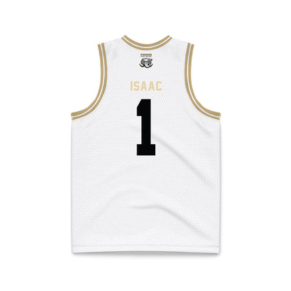 PFW - NCAA Men's Basketball : Anthony Isaac - White Basketball Jersey-1