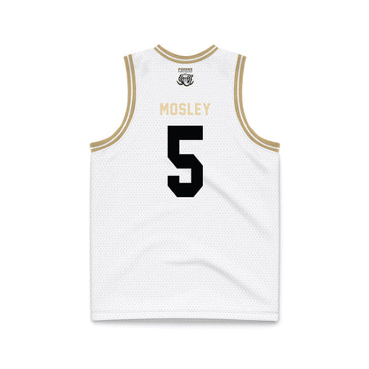 PFW - NCAA Men's Basketball : Emmanuel Mosley - White Basketball Jersey-1