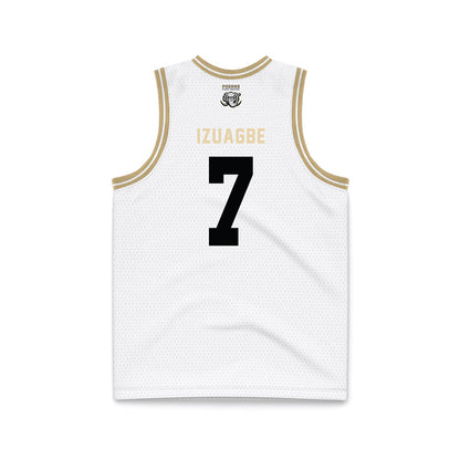 PFW - NCAA Men's Basketball : Tamaje Izuagbe - White Basketball Jersey-1