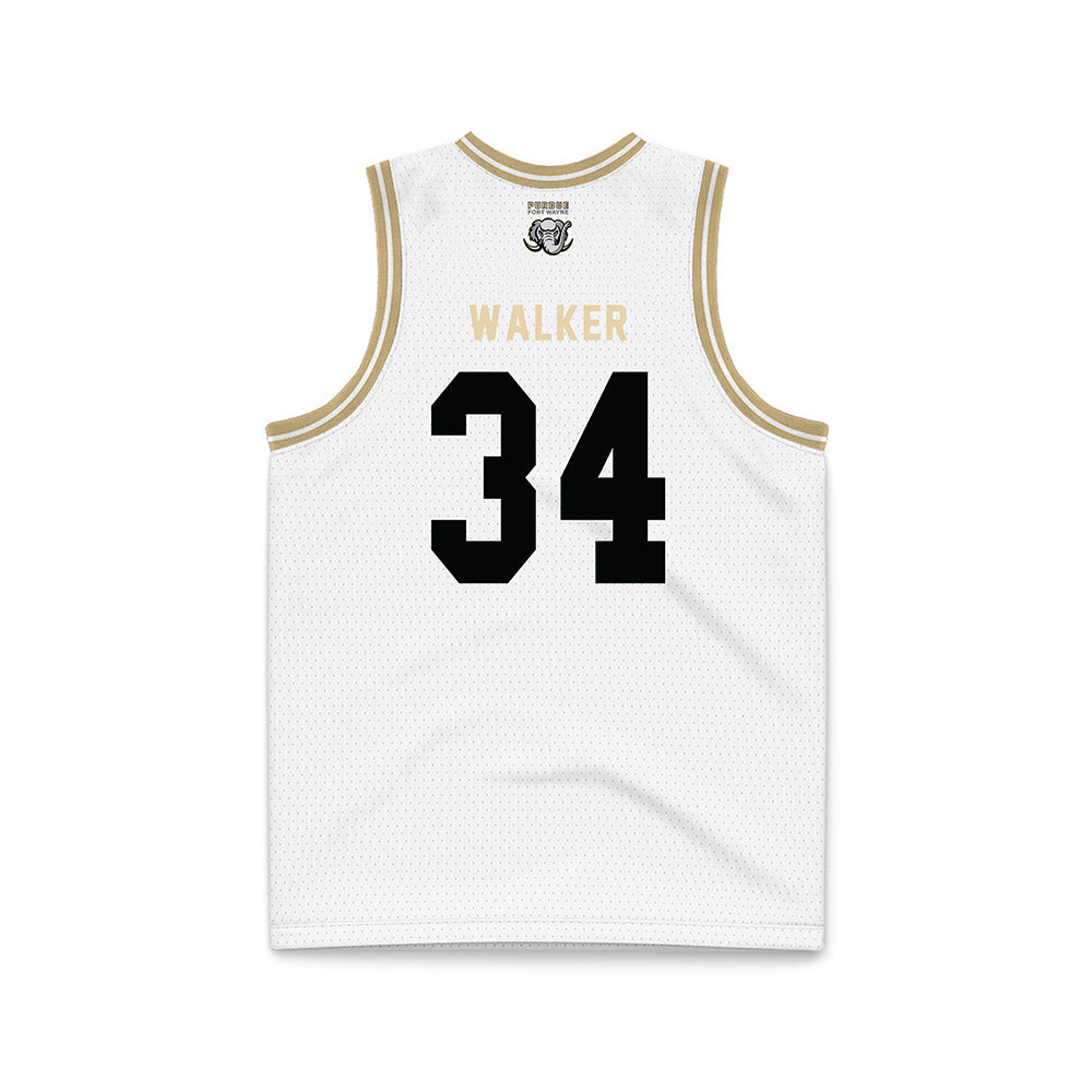 PFW - NCAA Men's Basketball : Adam Walker - White Basketball Jersey-1