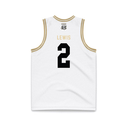 PFW - NCAA Men's Basketball : DeAndre Lewis - White Basketball Jersey-1