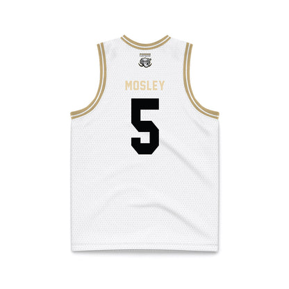 PFW - NCAA Men's Basketball : Emmanuel Mosley - White Basketball Jersey-1
