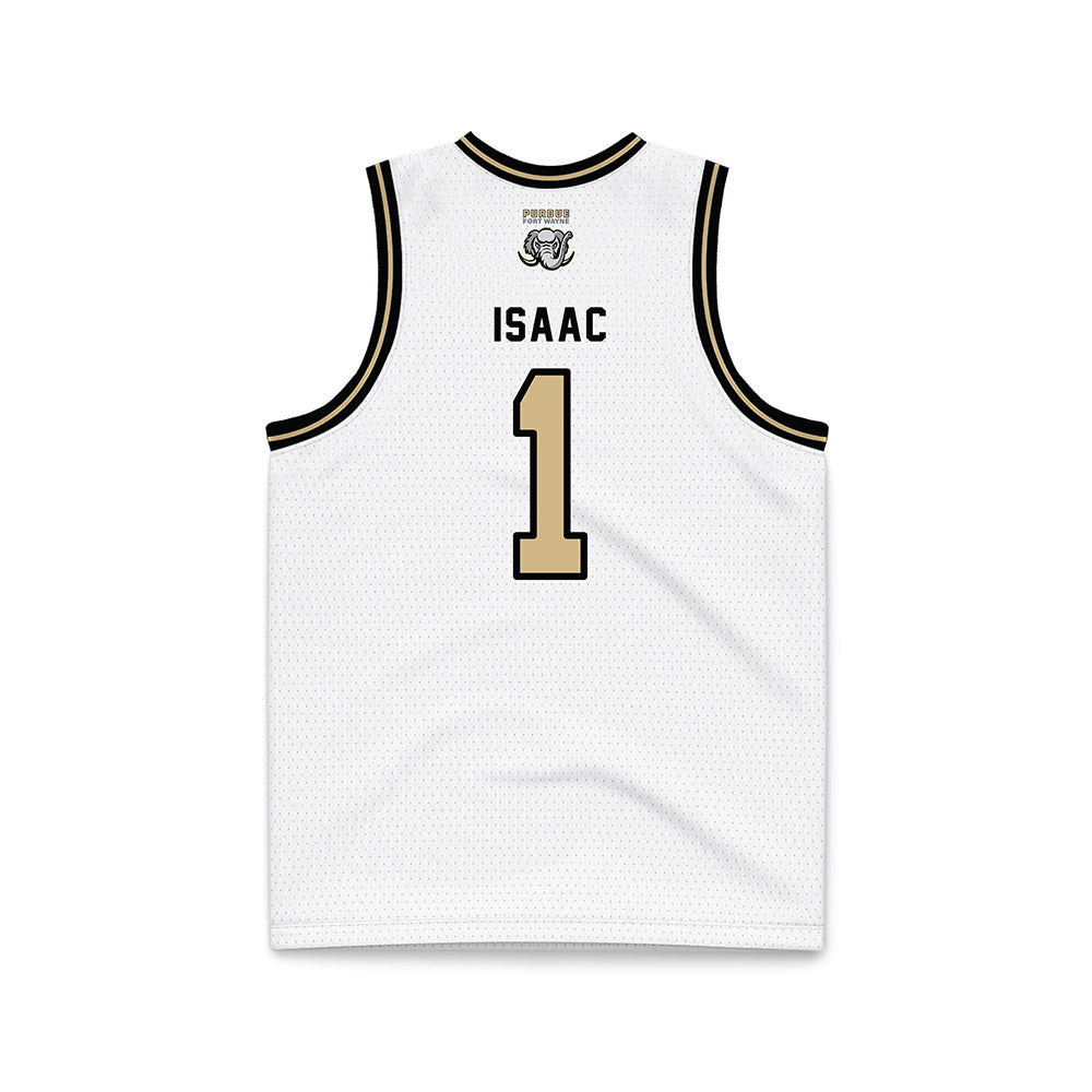 PFW - NCAA Men's Basketball : Anthony Isaac - Black Lining Basketball Jersey-1