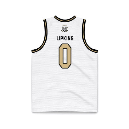 PFW - NCAA Men's Basketball : JaCorey Lipkins - Black Lining Basketball Jersey-1