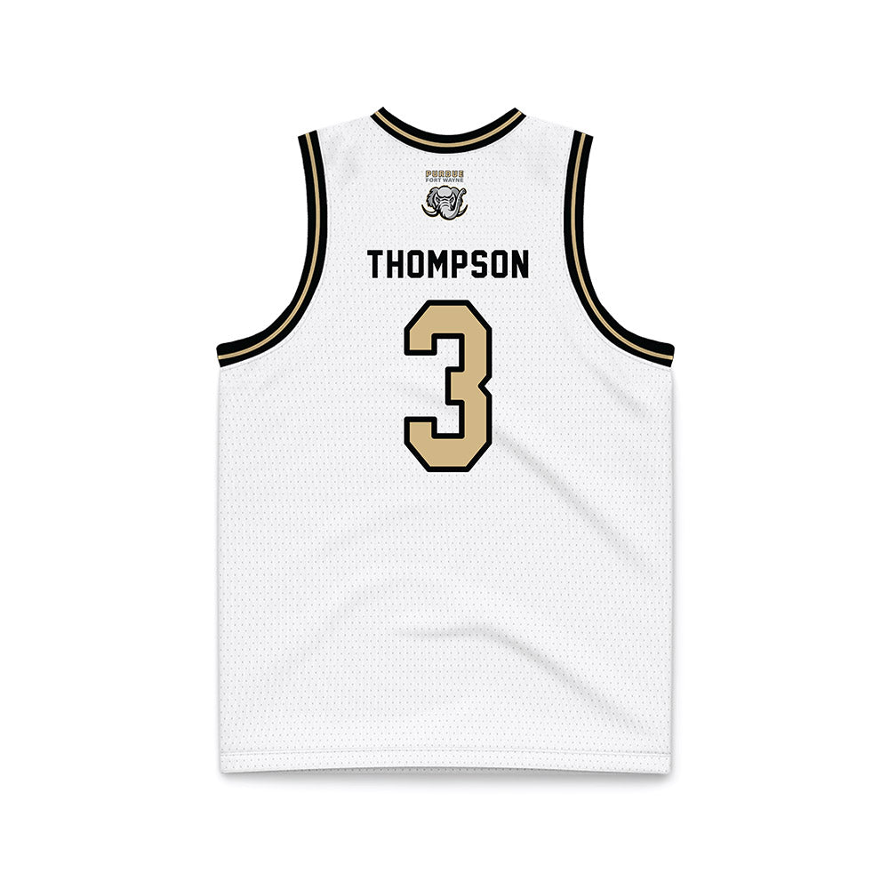PFW - NCAA Men's Basketball : Carl Thompson - Black Lining Basketball Jersey-1