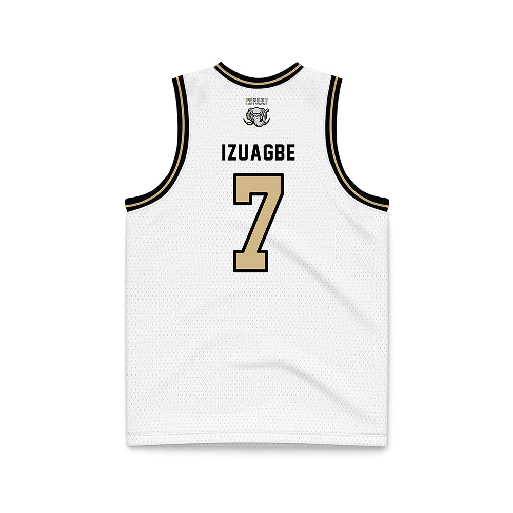 PFW - NCAA Men's Basketball : Tamaje Izuagbe - Black Lining Basketball Jersey-1