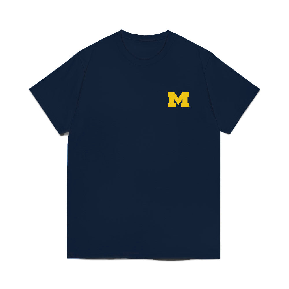 Michigan - NCAA Football : - Roster Comfort Colors T-Shirt-0