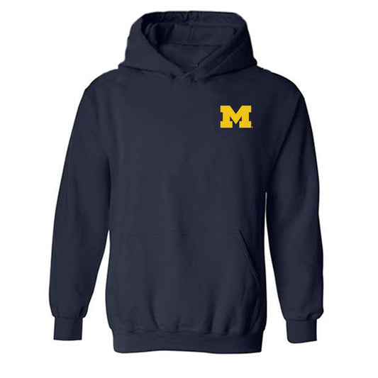 Michigan - NCAA Men's Soccer : - Roster Hooded Sweatshirt-0