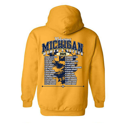 Michigan - NCAA Women's Soccer : - Hooded Sweatshirt-1