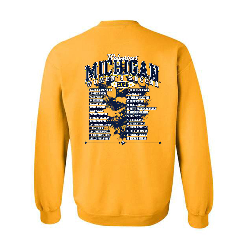 Michigan - NCAA Women's Soccer : - Crewneck Sweatshirt-1