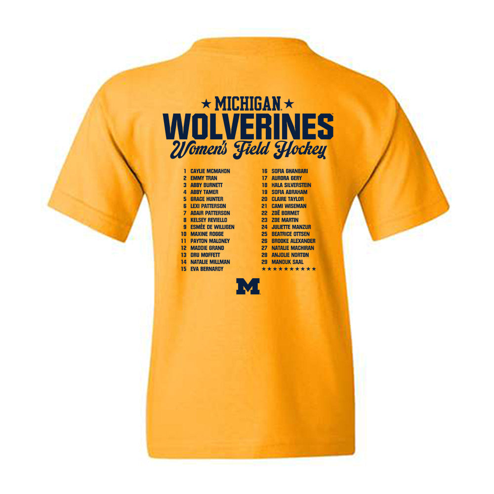 Michigan - NCAA Women's Field Hockey : - Youth T-Shirt-1