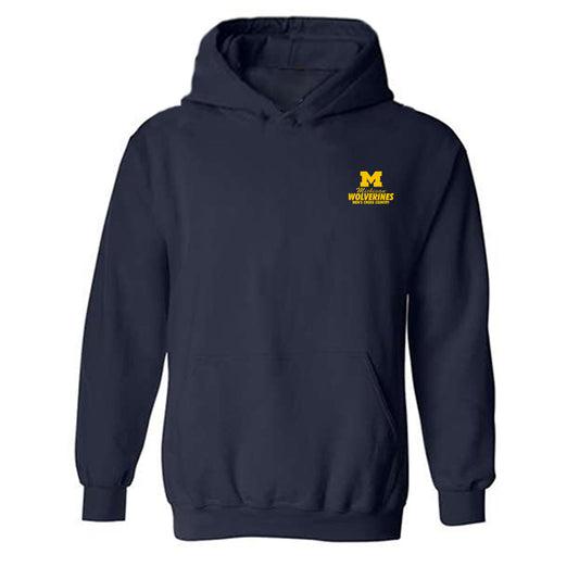 Michigan - NCAA Men's Cross Country : - Roster Hooded Sweatshirt-0