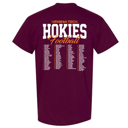 Virginia Tech - NCAA Football : Roster Shirt T-Shirt-1