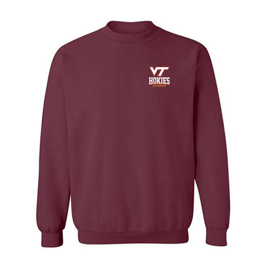 Virginia Tech - NCAA Football : Roster Shirt Crewneck Sweatshirt-0