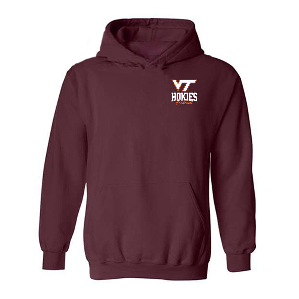 Virginia Tech - NCAA Football : Roster Shirt Hooded Sweatshirt-0
