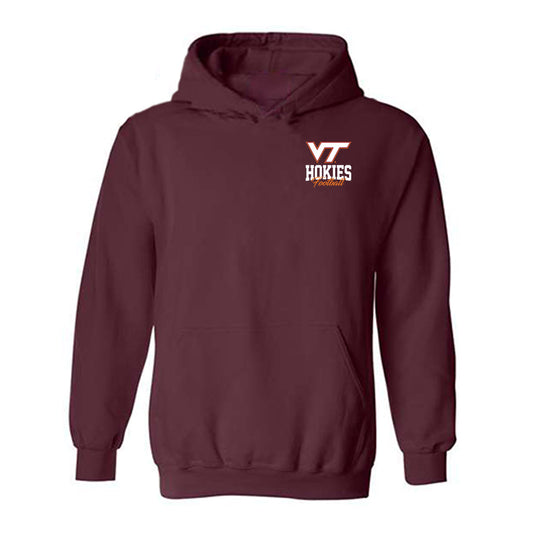 Virginia Tech - NCAA Football : Roster Shirt Hooded Sweatshirt-0