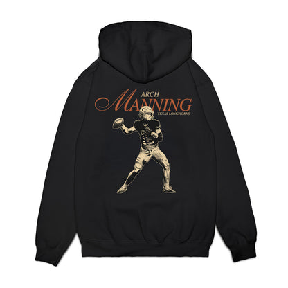Texas - NCAA Football : Arch Manning - Legacy Premium Hooded Sweatshirt-1