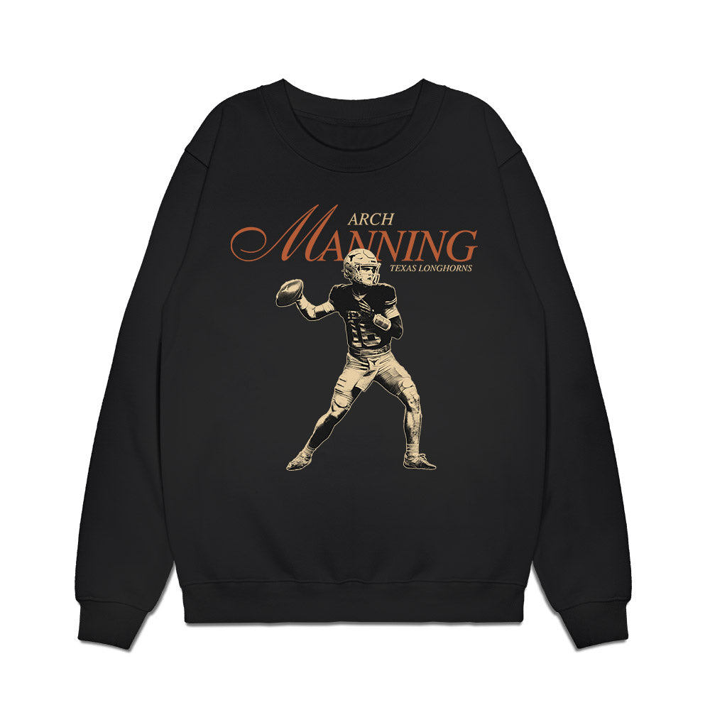 Texas - NCAA Football : Arch Manning - Legacy Premium Crewneck Sweatshirt-0