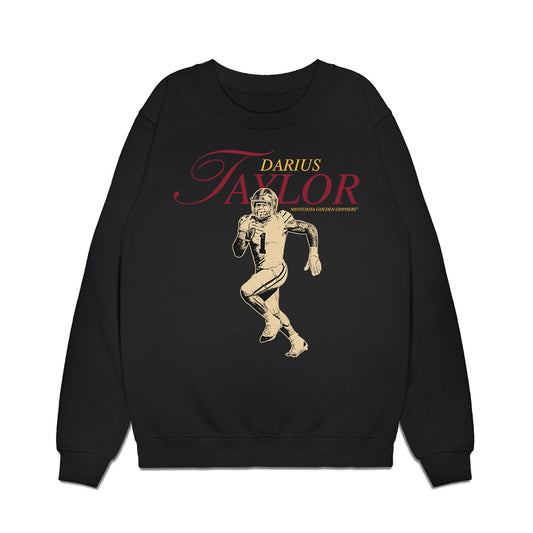 Minnesota - NCAA Football : Darius Taylor - Graphic Tee Premium Crewneck Sweatshirt-0
