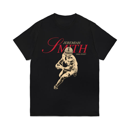 Ohio State - NCAA Football : Jeremiah Smith - Legacy Comfort Colors T-Shirt-0