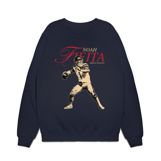 Arizona - NCAA Football : Noah Fifita - Legacy Premium Crewneck Sweatshirt-0