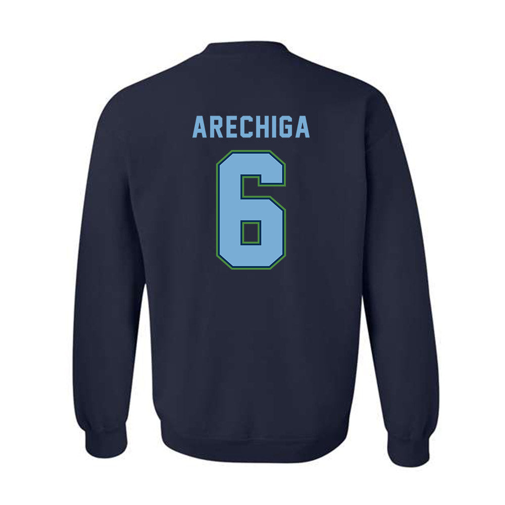 CSU Monterey Bay - NCAA Men's Soccer : Omar Arechiga - Classic Shersey Crewneck Sweatshirt-1