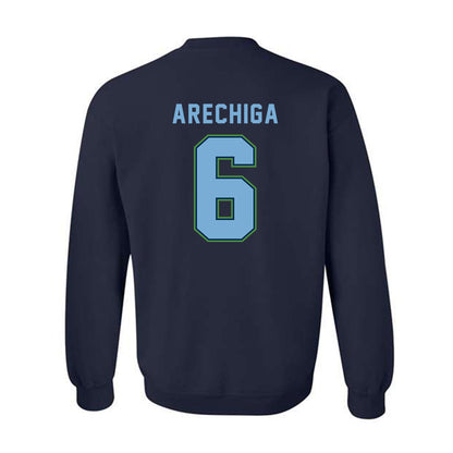 CSU Monterey Bay - NCAA Men's Soccer : Omar Arechiga - Classic Shersey Crewneck Sweatshirt-1