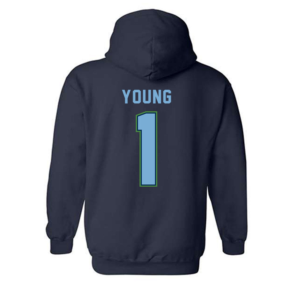CSU Monterey Bay - NCAA Women's Basketball : Aliyah Young - Classic Shersey Hooded Sweatshirt-1