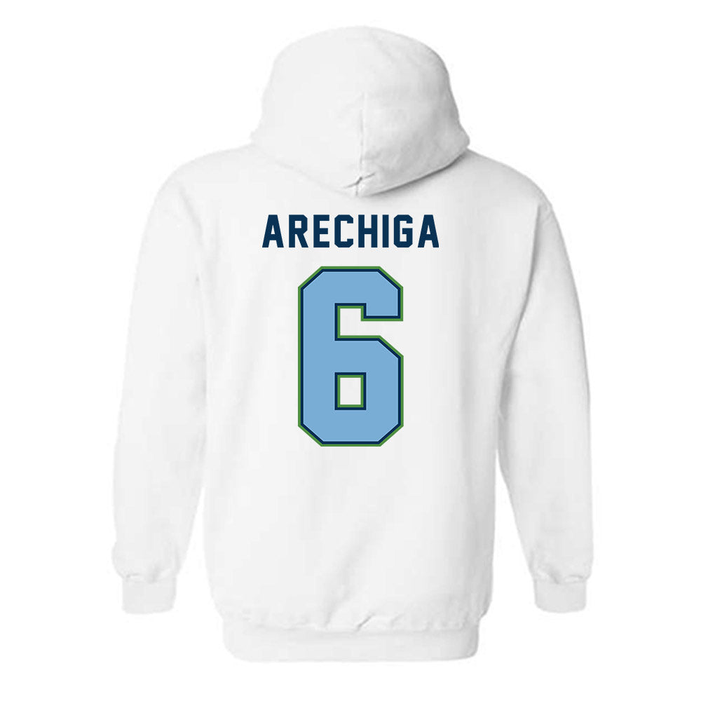 CSU Monterey Bay - NCAA Men's Soccer : Omar Arechiga - Classic Shersey Hooded Sweatshirt-1