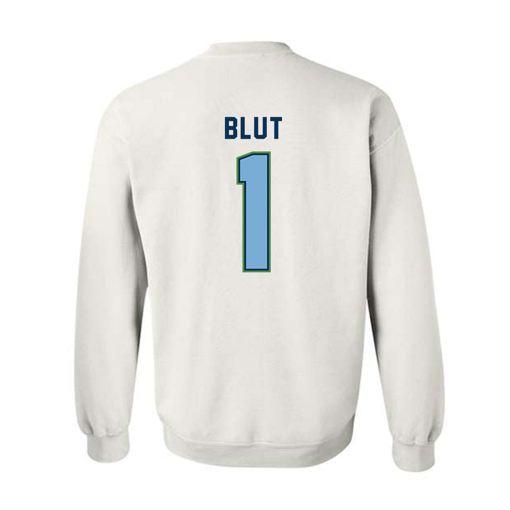 CSU Monterey Bay - NCAA Men's Basketball : Warren Blut - Classic Shersey Crewneck Sweatshirt-1