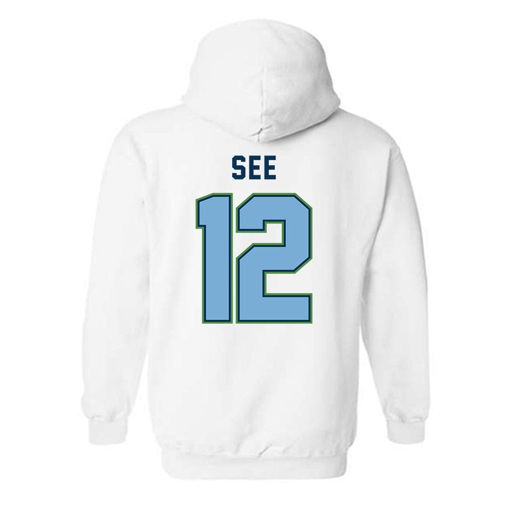 CSU Monterey Bay - NCAA Women's Soccer : Leah See - Classic Shersey Hooded Sweatshirt-1
