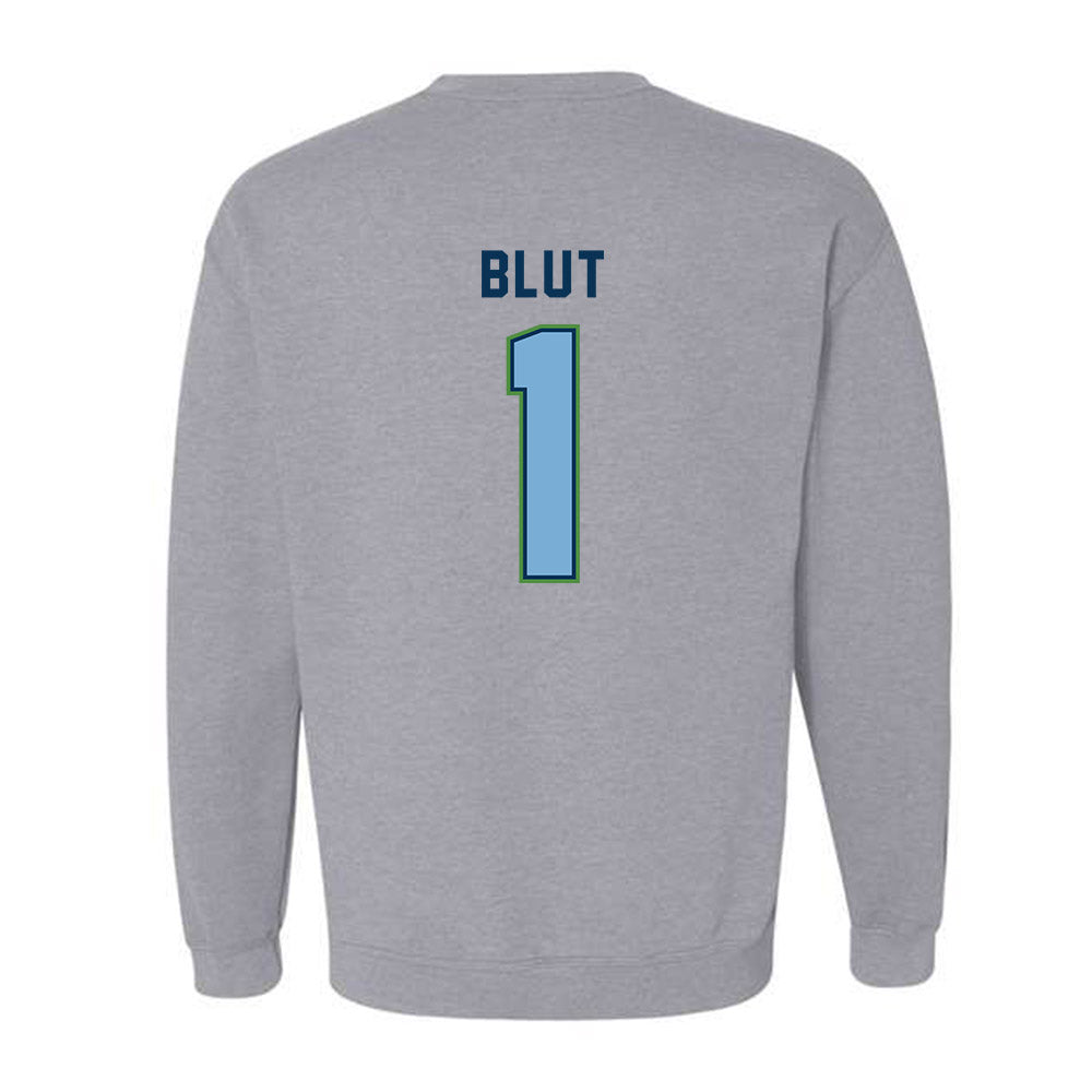 CSU Monterey Bay - NCAA Men's Basketball : Warren Blut - Classic Shersey Crewneck Sweatshirt-1