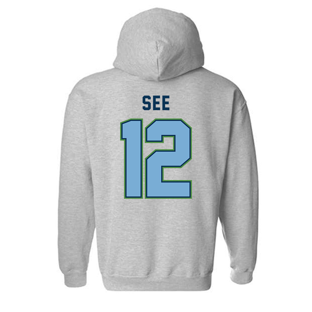 CSU Monterey Bay - NCAA Women's Soccer : Leah See - Classic Shersey Hooded Sweatshirt-1