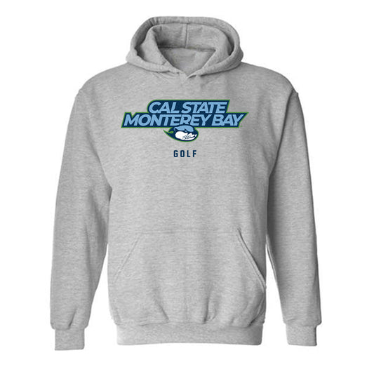 CSU Monterey Bay - NCAA Men's Golf : Kash Cantrell - Classic Shersey Hooded Sweatshirt-0