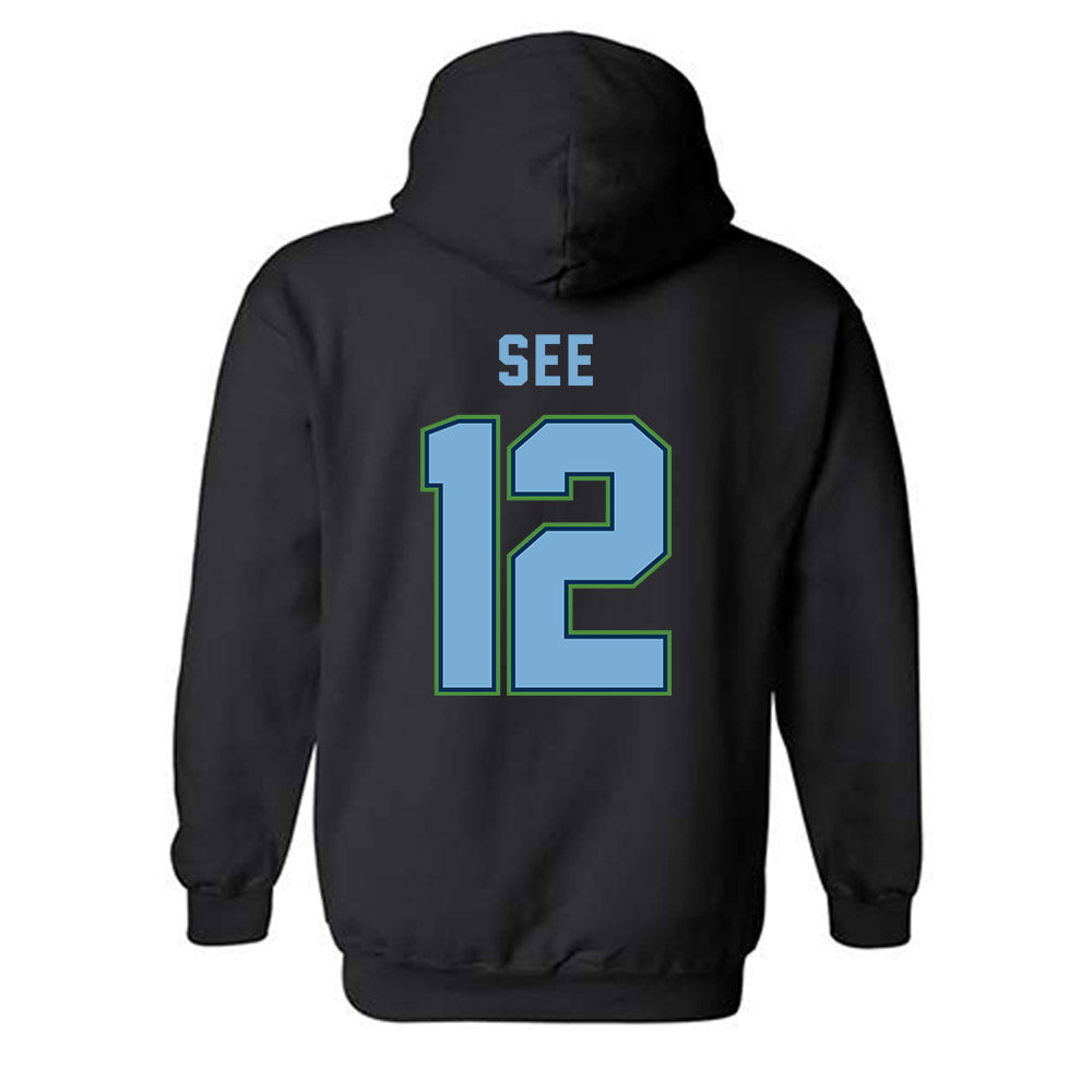 CSU Monterey Bay - NCAA Women's Soccer : Leah See - Classic Shersey Hooded Sweatshirt-1