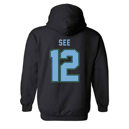 CSU Monterey Bay - NCAA Women's Soccer : Leah See - Classic Shersey Hooded Sweatshirt-1