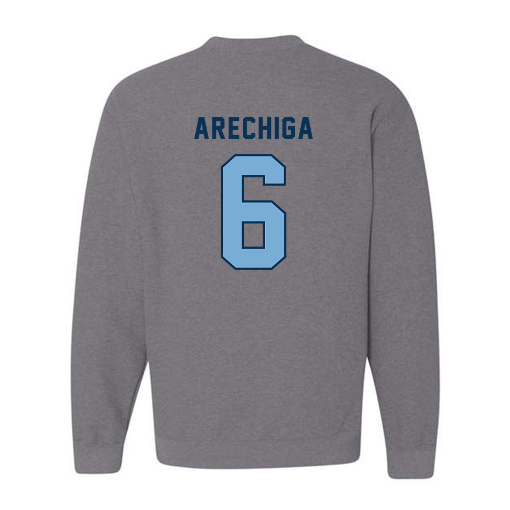 CSU Monterey Bay - NCAA Men's Soccer : Omar Arechiga - Classic Shersey Crewneck Sweatshirt-1