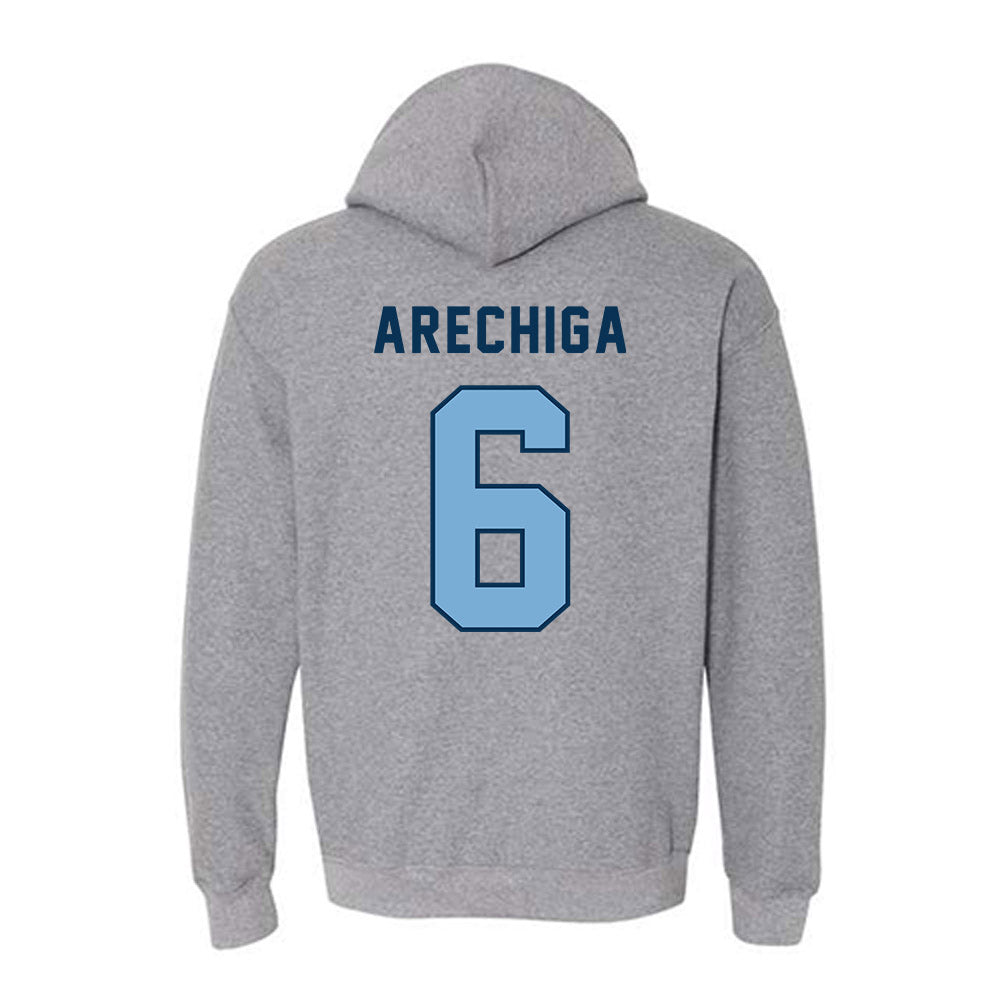 CSU Monterey Bay - NCAA Men's Soccer : Omar Arechiga - Classic Shersey Hooded Sweatshirt-1